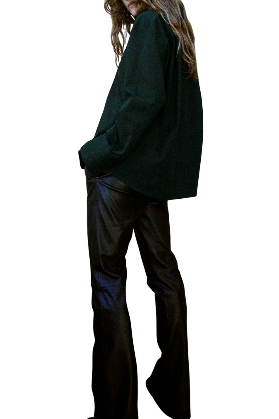 Женский Mango Рубашка KETA из хлопка (цвет ), артикул 17089212 | Фото 3