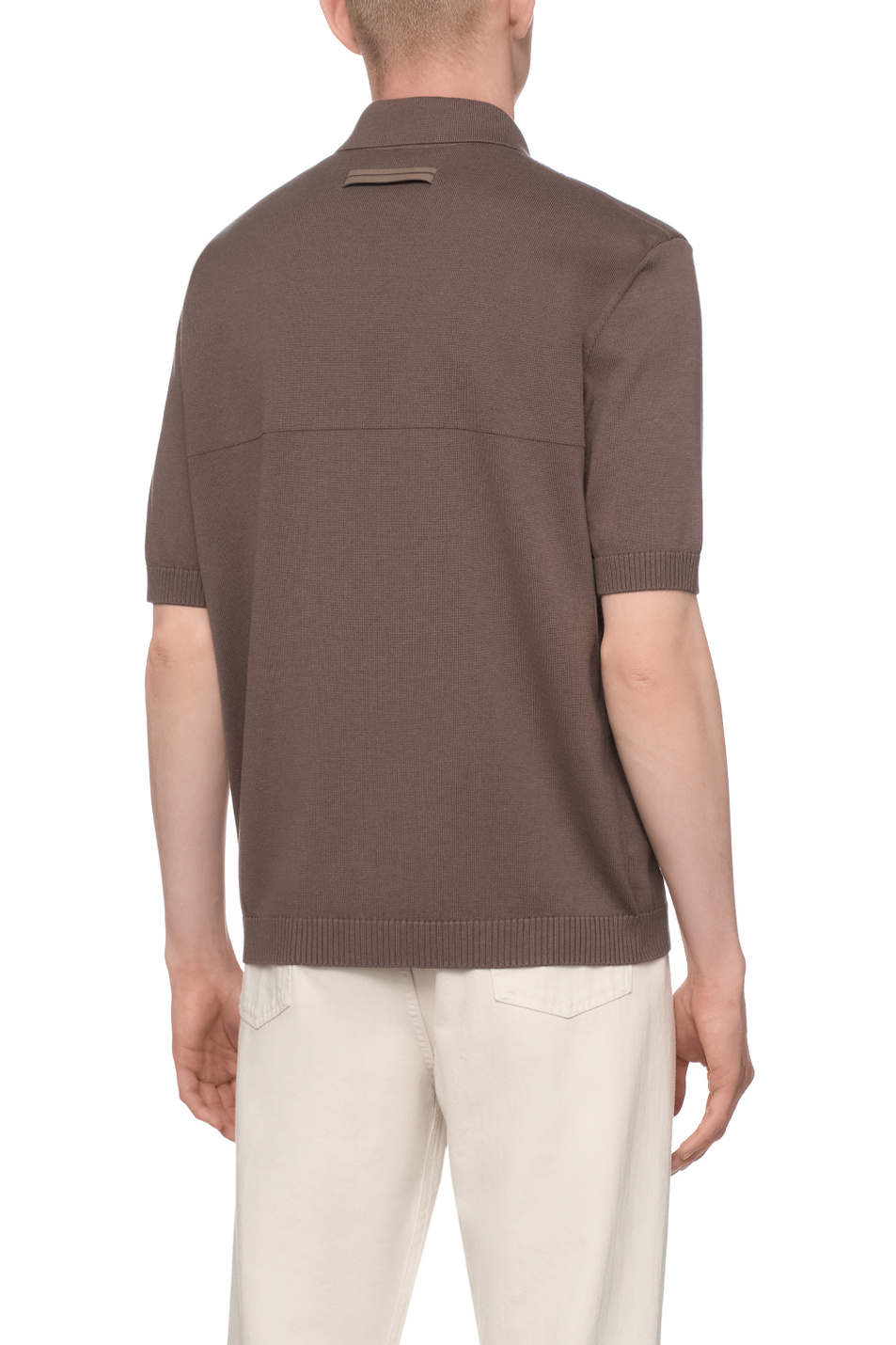 Мужской Zegna Поло из хлопка и шелка (цвет ), артикул UFD25A9-C33-N07 | Фото 5