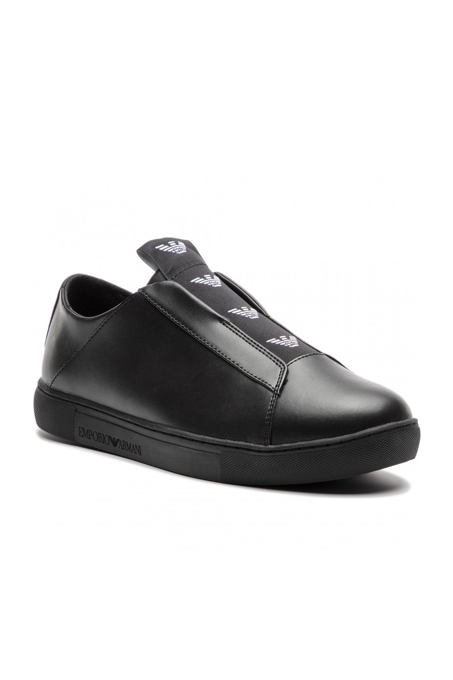 Мужской Emporio Armani Кеды из комбинированной кожи (цвет ), артикул X4X239-XL477 | Фото 1