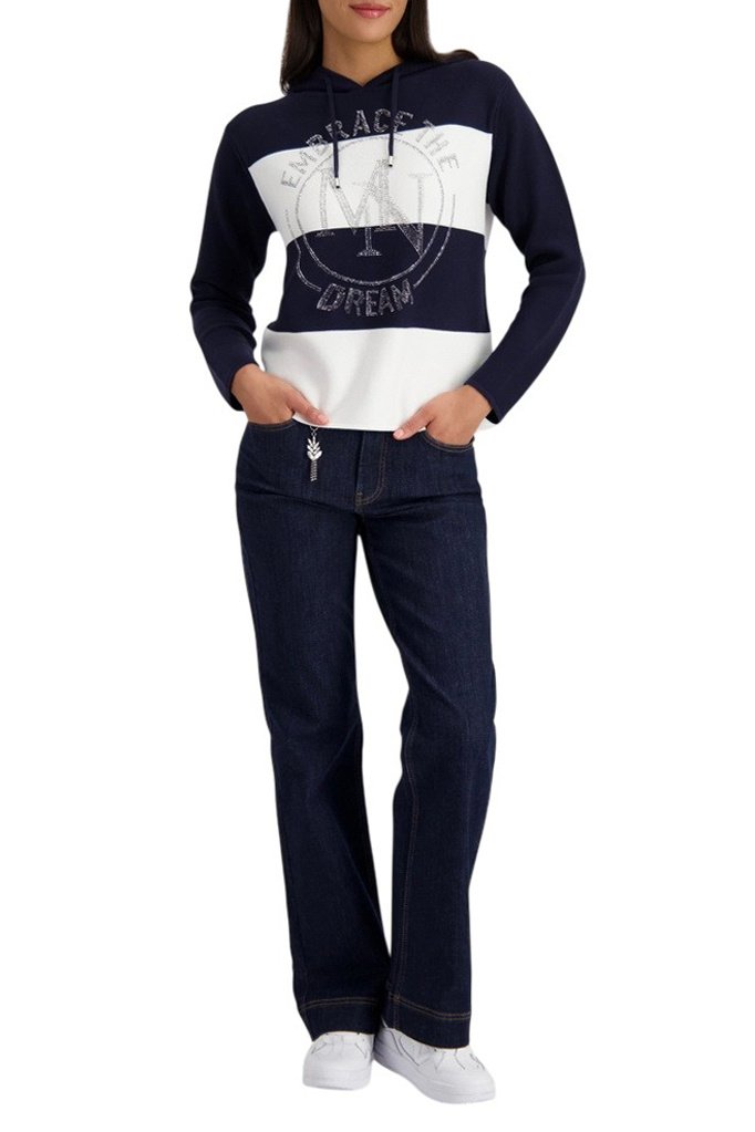 Женский Monari Худи из натурального хлопка с принтом (цвет ), артикул 410391 | Фото 2