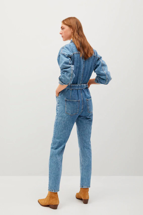 Женский Mango Комбинезон джинсовый ELODIE (цвет ), артикул 77074423 | Фото 2
