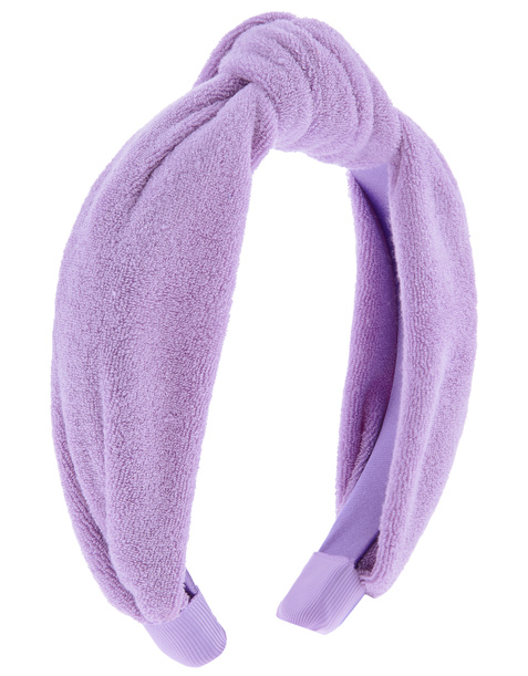 Accessorize Обруч для волос TOWELLING WIDE KNOT (Фиолетовый цвет), артикул 886458 | Фото 2