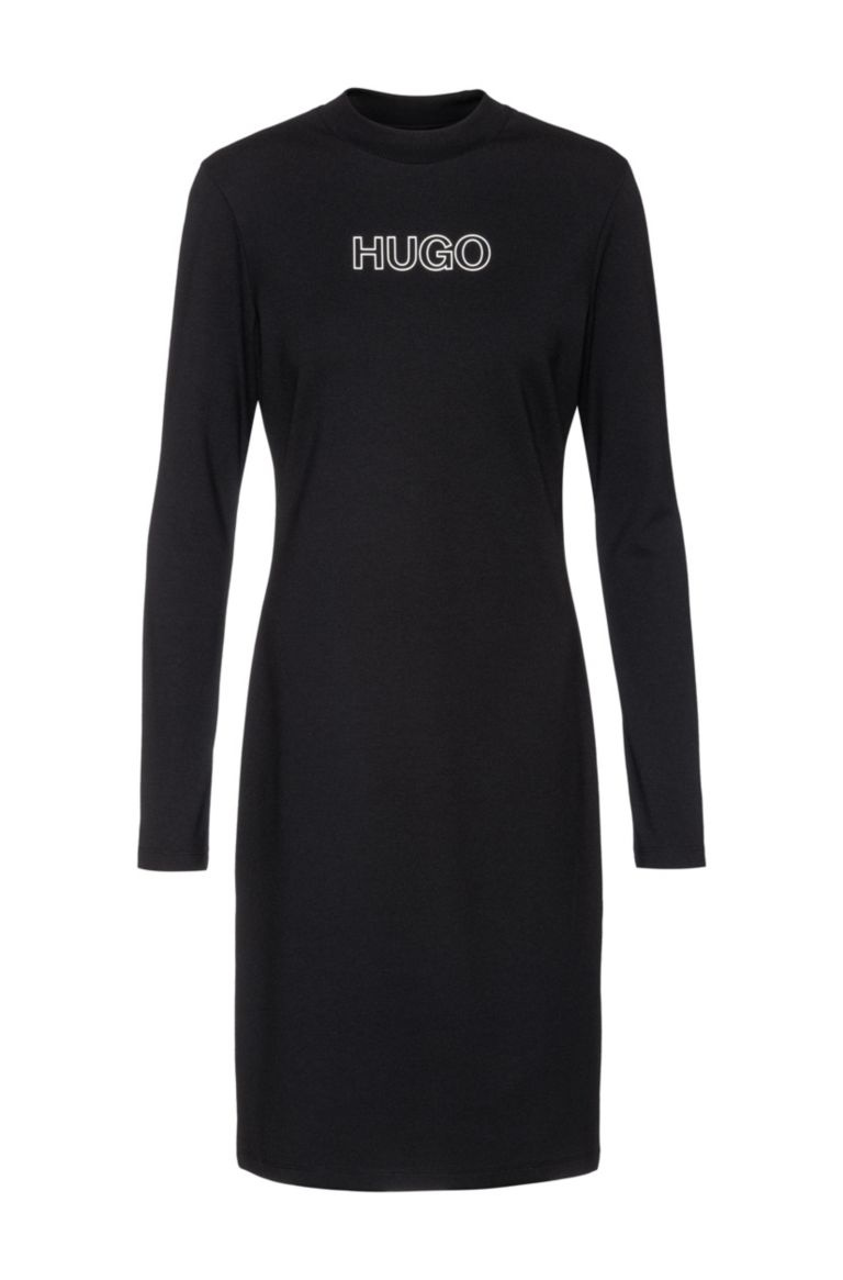 HUGO Платье Dassy из эластичного джерси с 3D-логотипом (цвет ), артикул 50449838 | Фото 1
