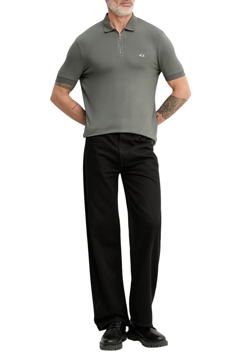 Мужской Armani Exchange Поло с логотипом (цвет ), артикул XM002372-AF21936 | Фото 3