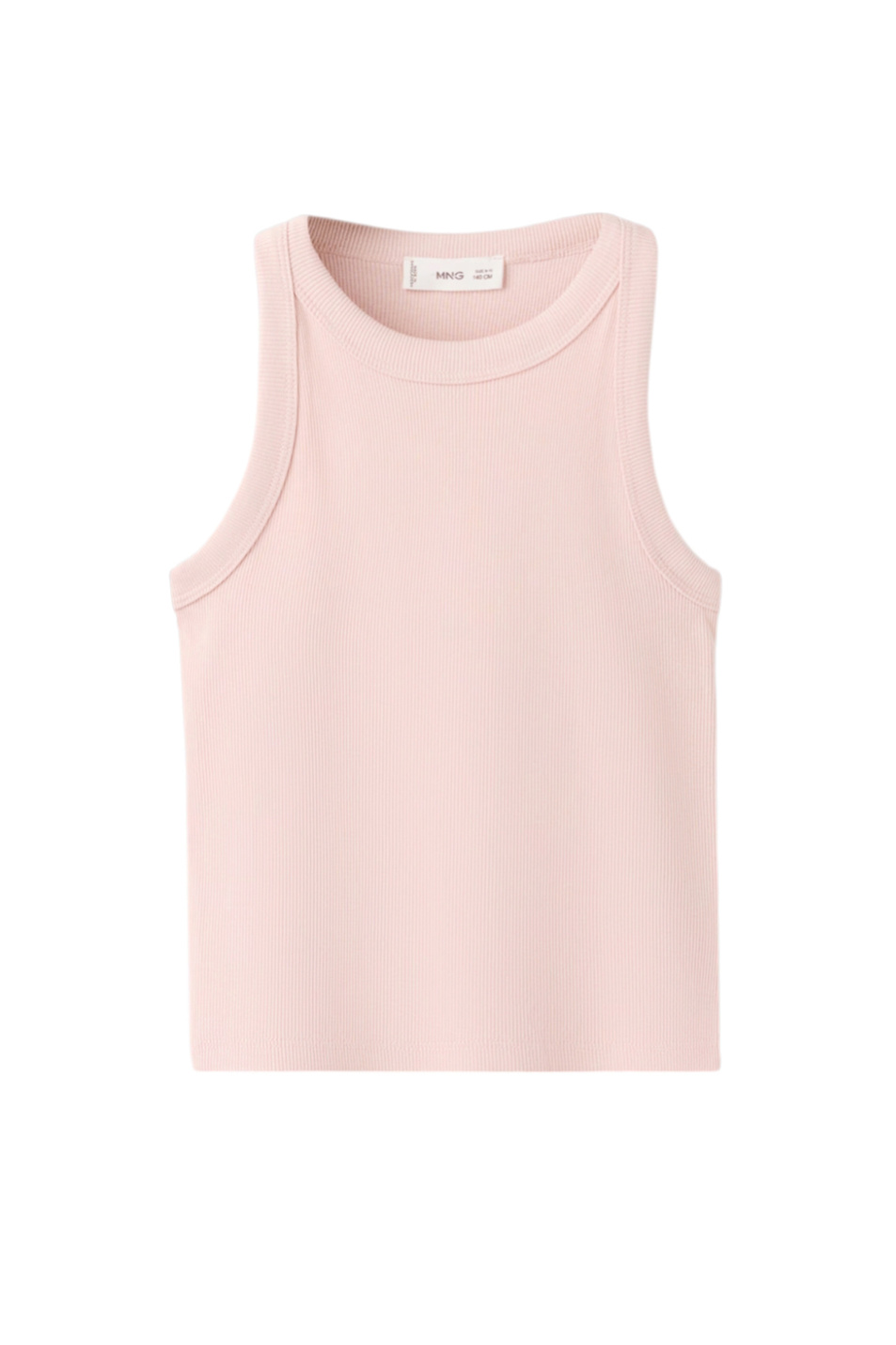 Девочкам Mango Kids Топ RIB из эластичного хлопка (цвет ), артикул 27016747 | Фото 1