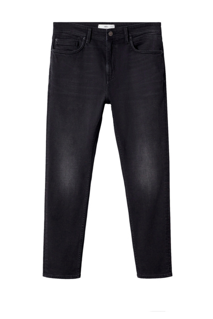 Зауженные укороченные джинсы TOM|Основной цвет:Черный|Артикул:47034419 | Фото 1