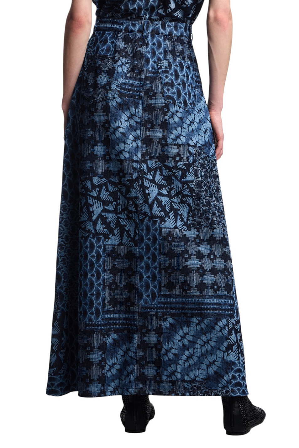Женский Emporio Armani Юбка джинсовая (цвет ), артикул EW000756-AF12438 | Фото 4