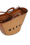 Marni Плетеная сумка с кожаной отделкой ( цвет), артикул BMMP0068Q0-P3860 | Фото 3