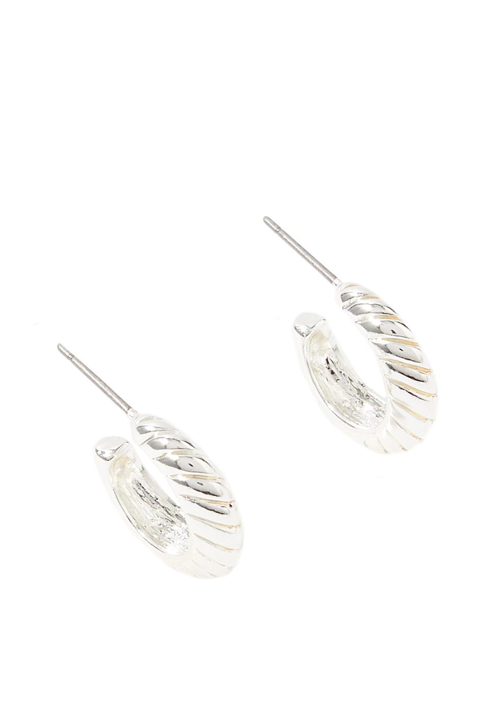 Женский Accessorize Маленькие серьги-кольца с переплетением (цвет ), артикул 381088 | Фото 1