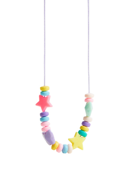 Ожерелье XUXE с цветными бусинами|Основной цвет:Мультиколор|Артикул:37025830 | Фото 2