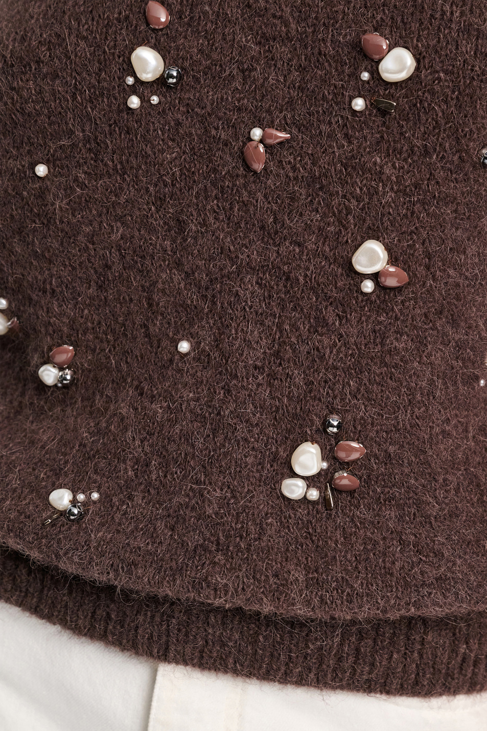 Женский Dorothee Schumacher Джемпер LOVING TOUCH с жемчужными бусинами (цвет ), артикул 216304 | Фото 5