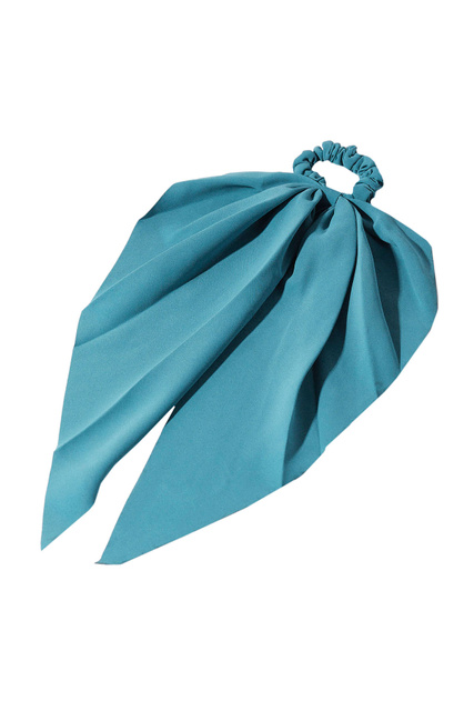 Резинка для волос с бантом|Основной цвет:Голубой|Артикул:207530 | Фото 1