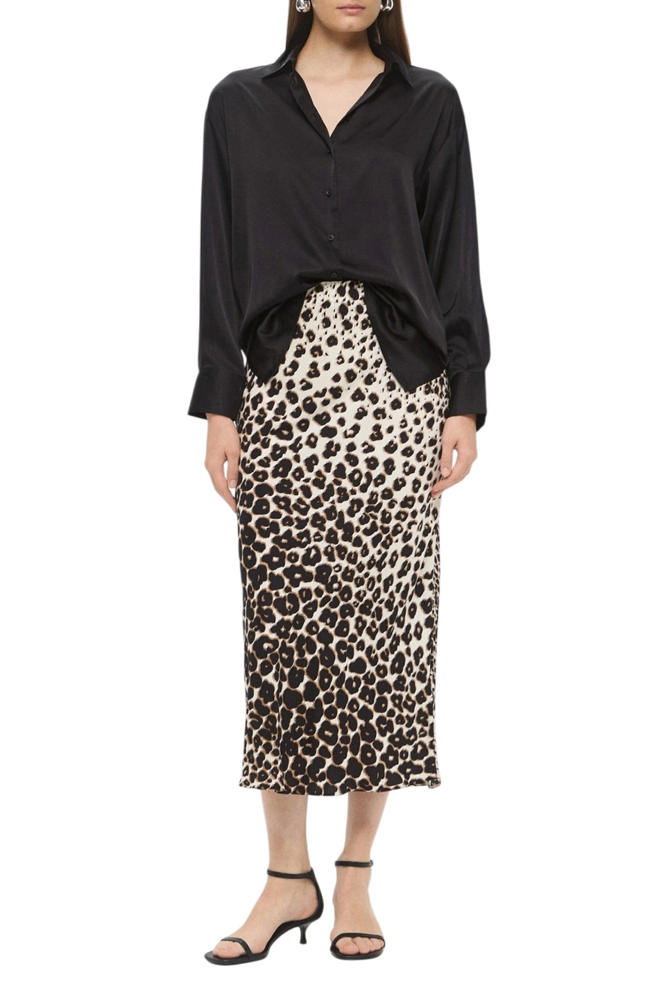 Женский Emme Marella Юбка DOREMA с леопардовым принтом (цвет ), артикул 2525106091 | Фото 3