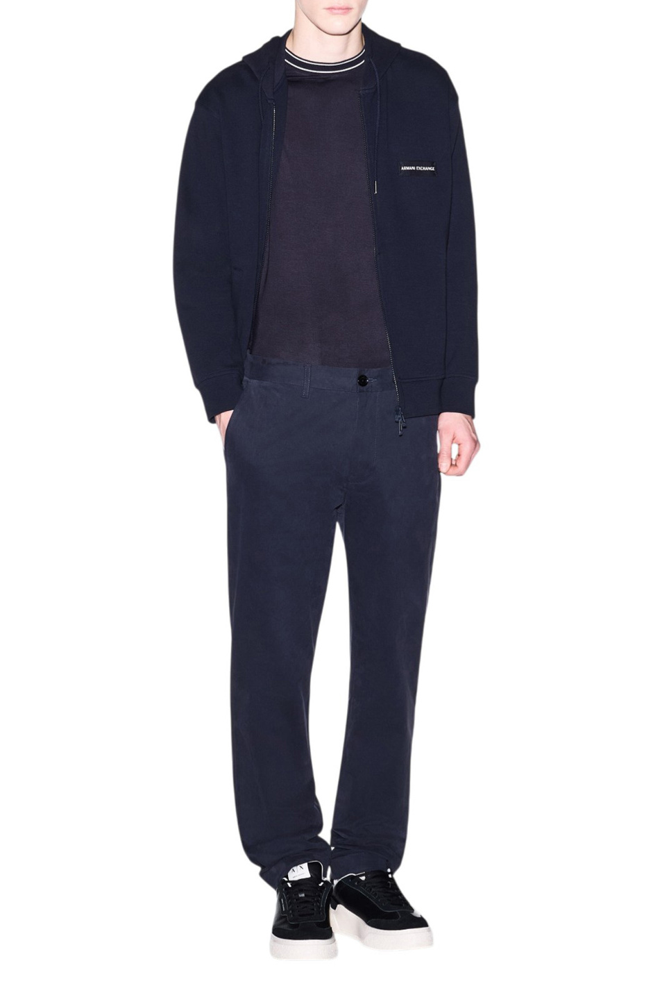 Мужской Armani Exchange Толстовка однотонная (цвет ), артикул XM002352-AF21869 | Фото 2