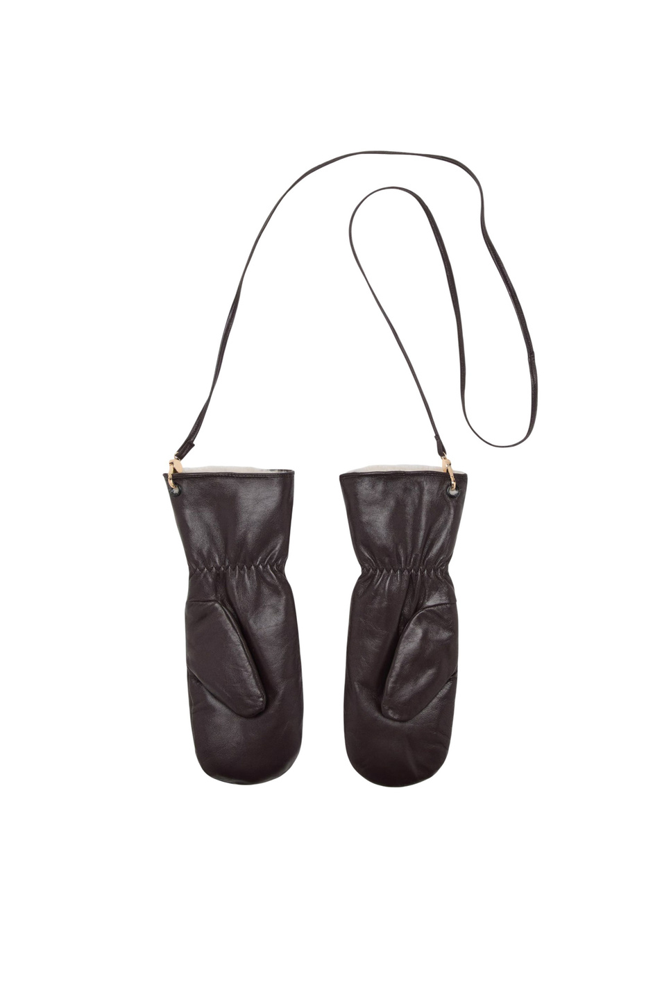 Женский Mango Варежки CARA из натуральной кожи (цвет ), артикул 27081225 | Фото 1