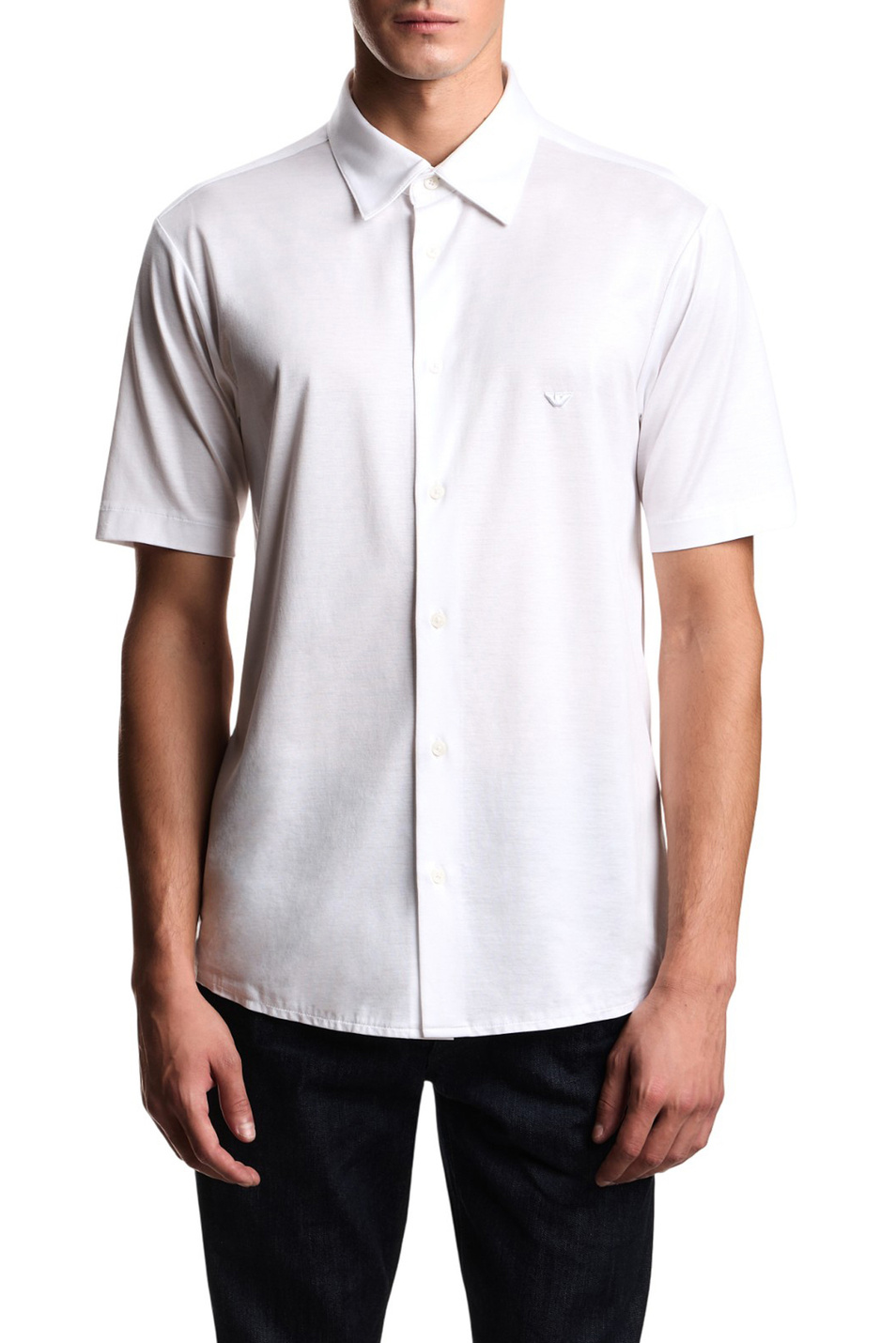 Мужской Emporio Armani Рубашка с короткими рукавами (цвет ), артикул EM004603-AF10017 | Фото 3