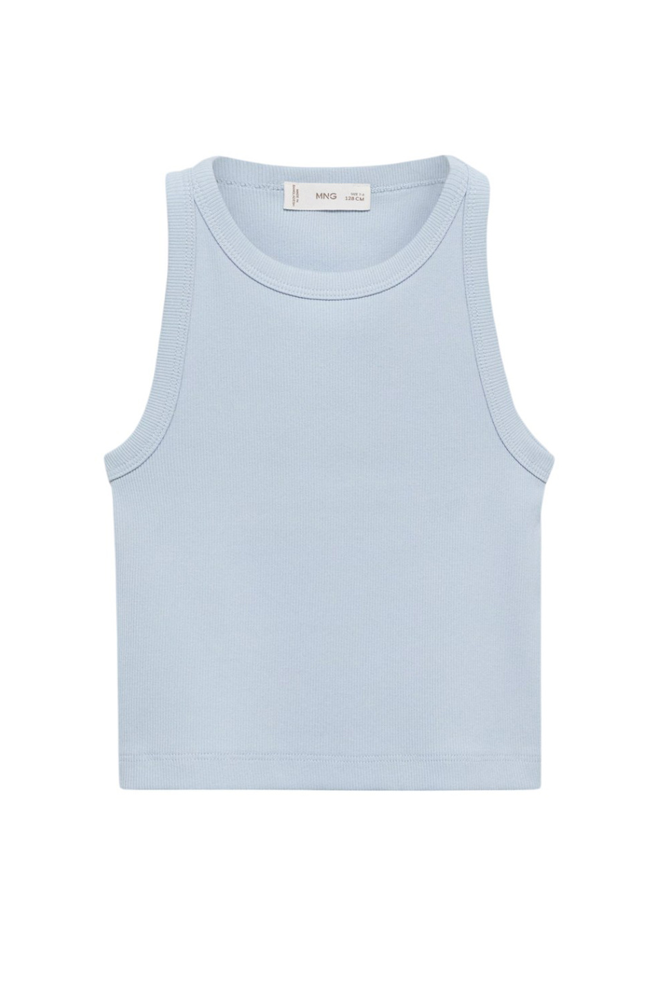 Девочкам Mango Kids Топ RIB из эластичного хлопка (цвет ), артикул 87056344 | Фото 1