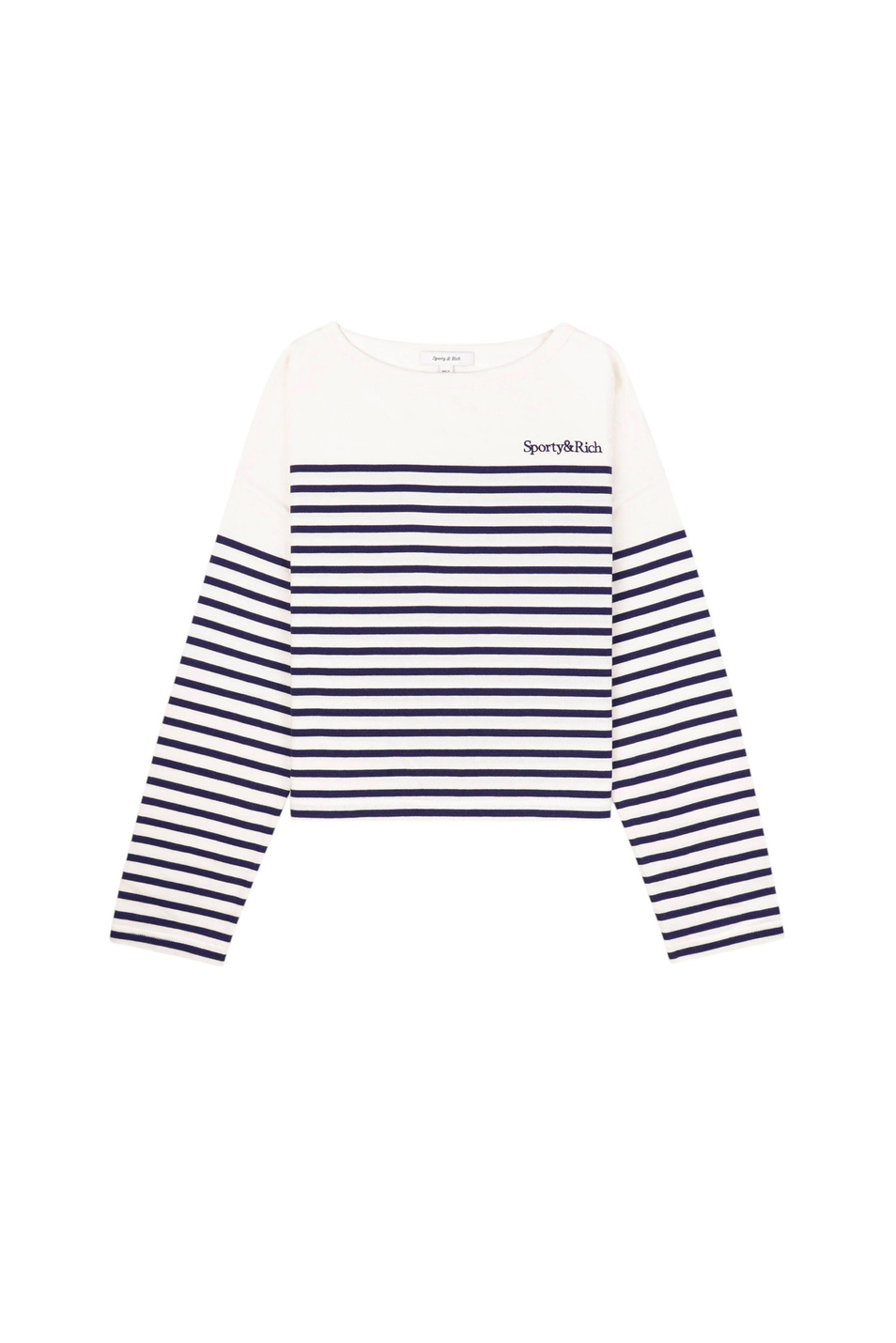 Женский Sporty & Rich Лонгслив Mariniere из хлопка (цвет ), артикул TO035508300ST14 | Фото 1