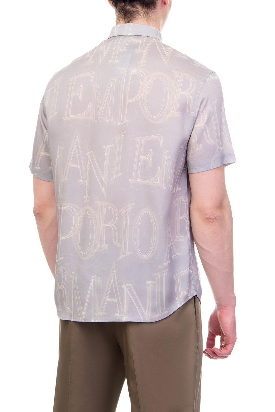 Мужской Emporio Armani Рубашка из лиоцелла (цвет ), артикул 3R1CQ7-1NWDZ | Фото 4