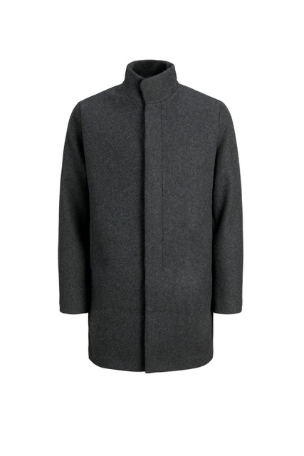 Пальто из смесовой шерсти|Основной цвет:Серый|Артикул:12189334 | Фото 1