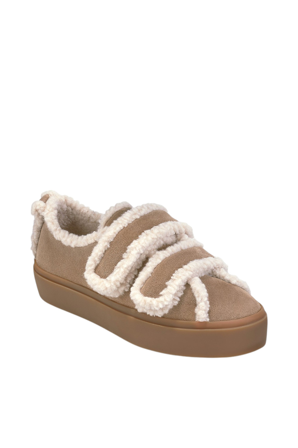 Женский Inuikii Кеды SHEARLING LOW VELCRO с натуральным мехом (цвет ), артикул 1001.001.0231 | Фото 2