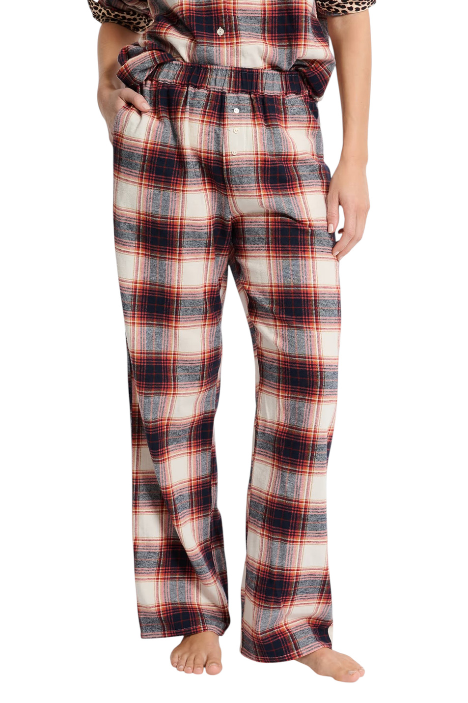 Женский Etam Брюки FARON в клетку (цвет ), артикул 6556016 | Фото 1