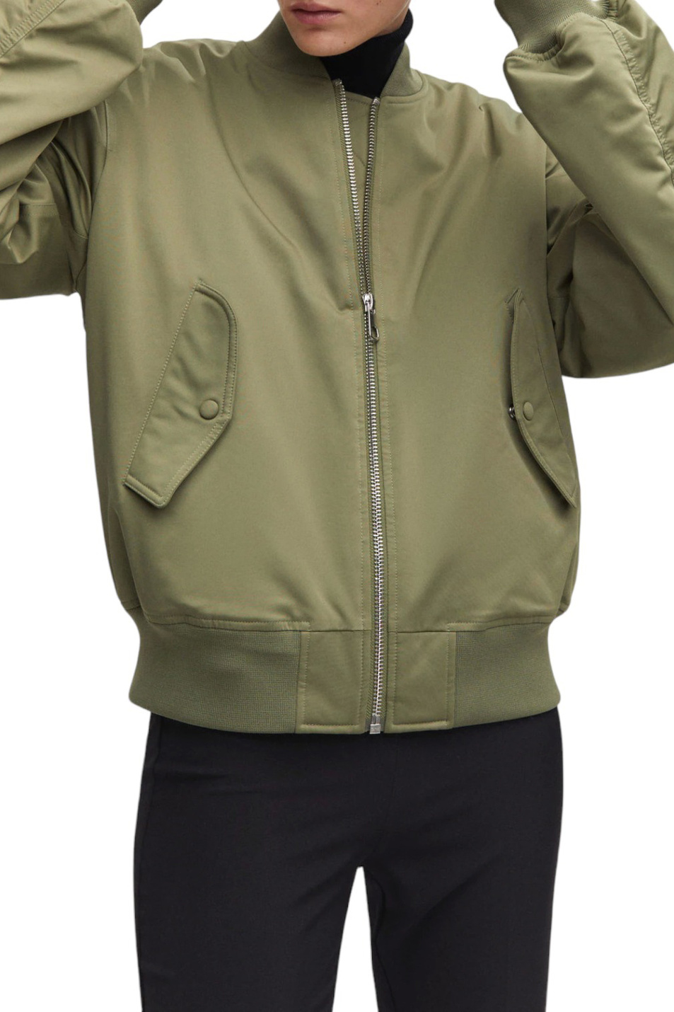 Женский Mango Куртка-бомбер оверсайз ALFA (цвет ), артикул 57045136 | Фото 3
