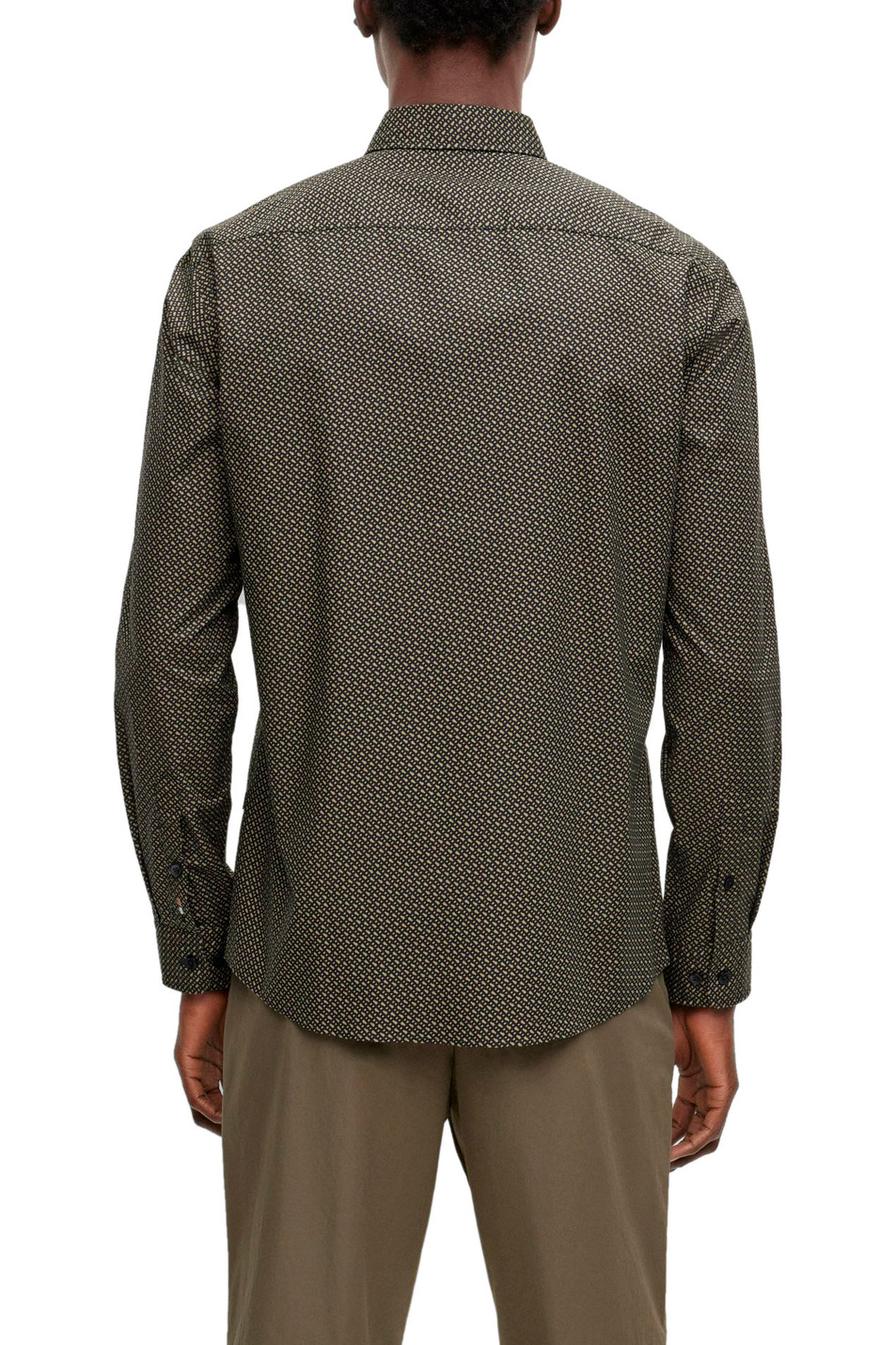 Мужской BOSS Рубашка из эластичного хлопка (цвет ), артикул 50497058 | Фото 4