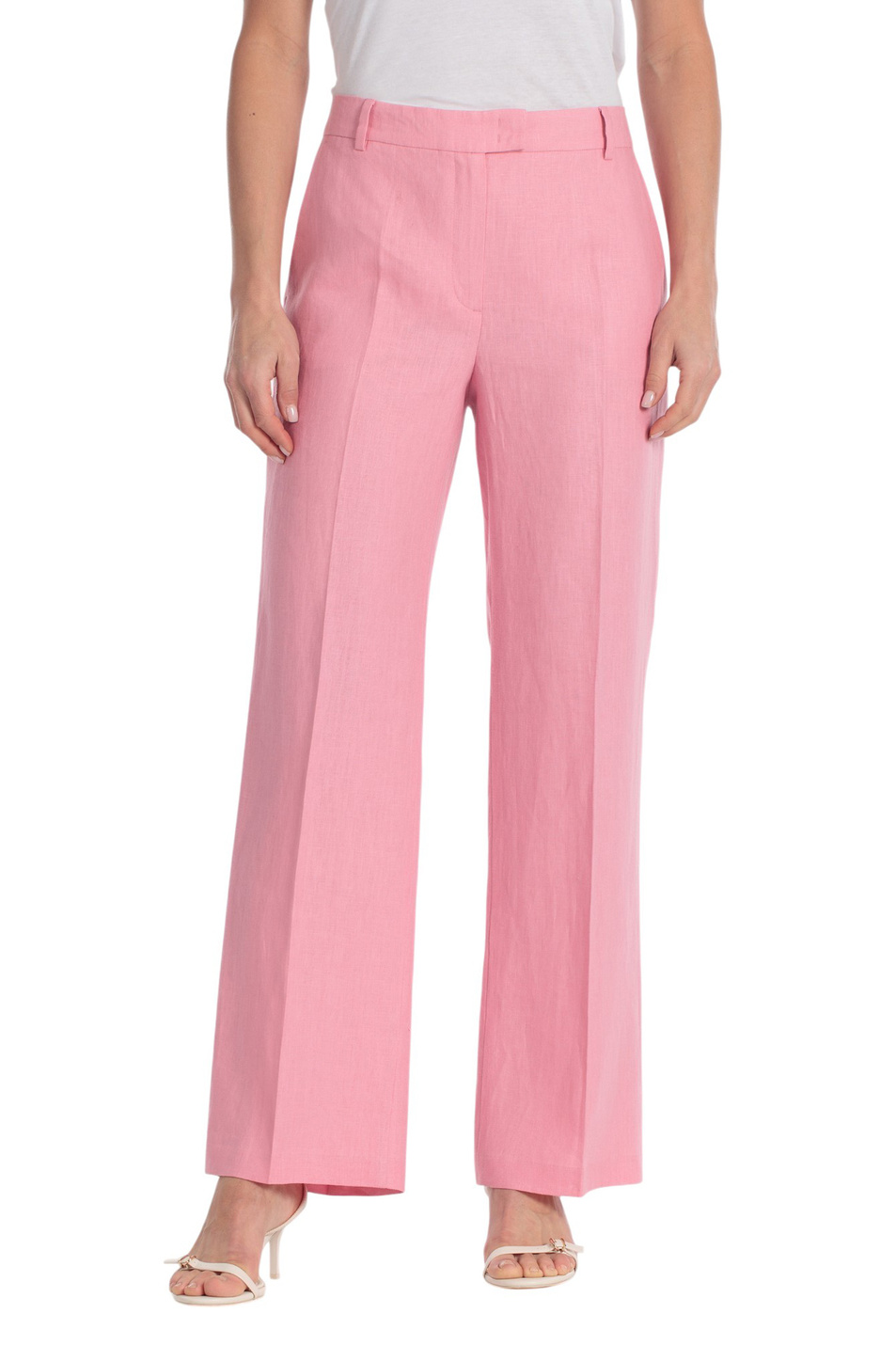 Женский Gerry Weber Брюки изо льна однотонные (цвет ), артикул N67021 | Фото 3