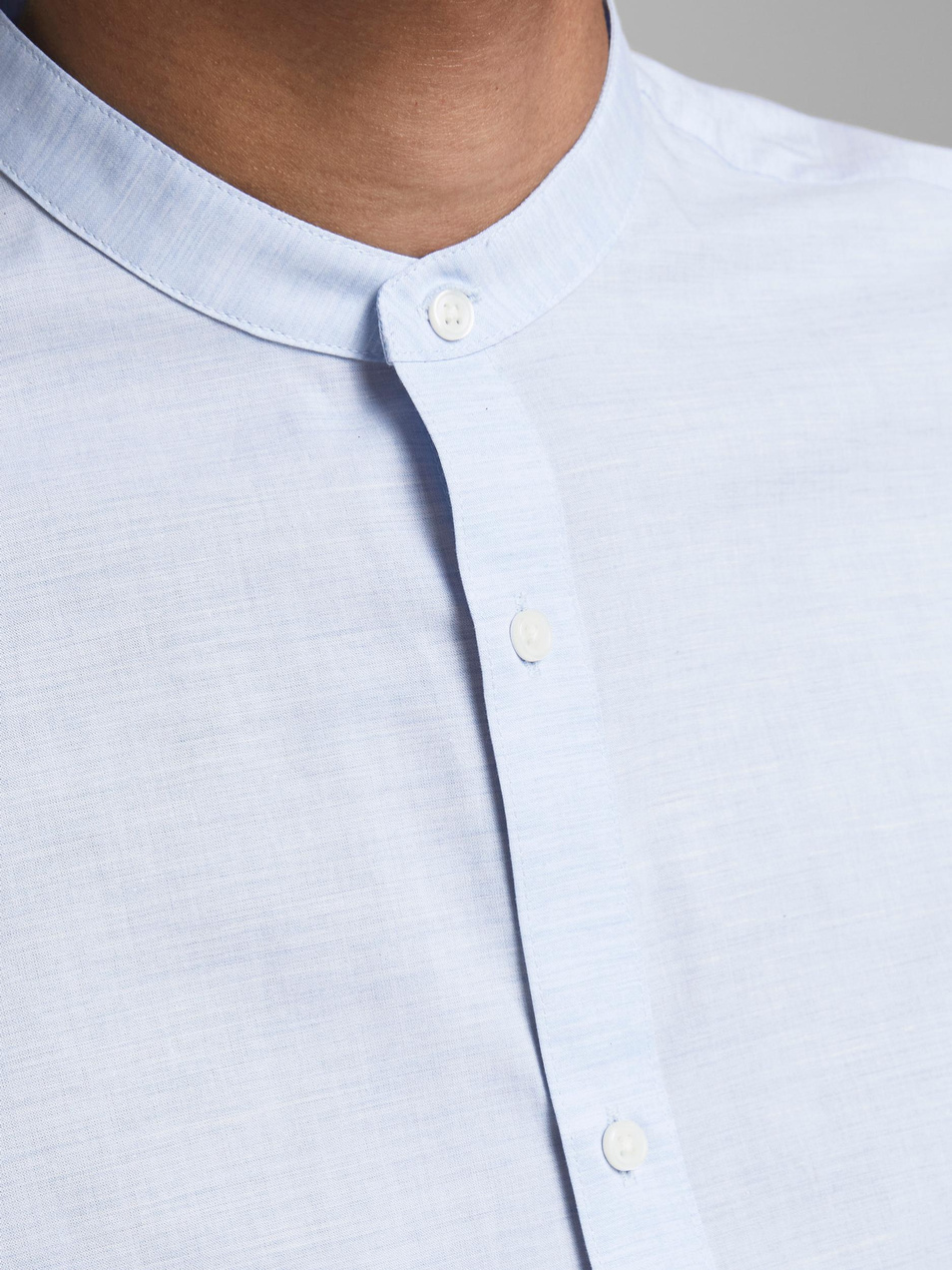 Jack & Jones Приталенная рубашка с воротником-стойкой (цвет ), артикул 12183470 | Фото 5