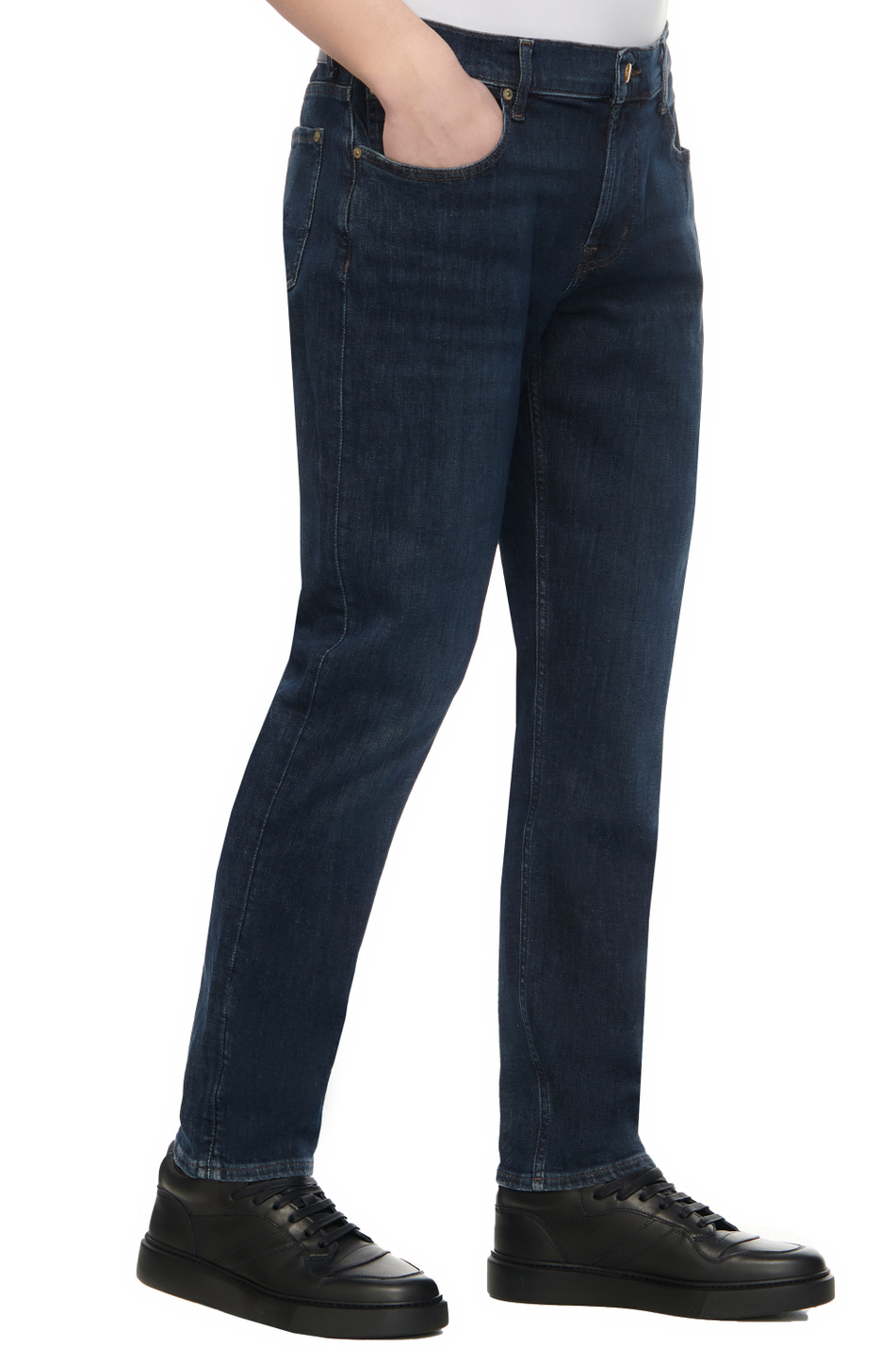 Мужской 7 for all Mankind Джинсы однотонные SLIMMY (цвет ), артикул JSMXD24SNS | Фото 3