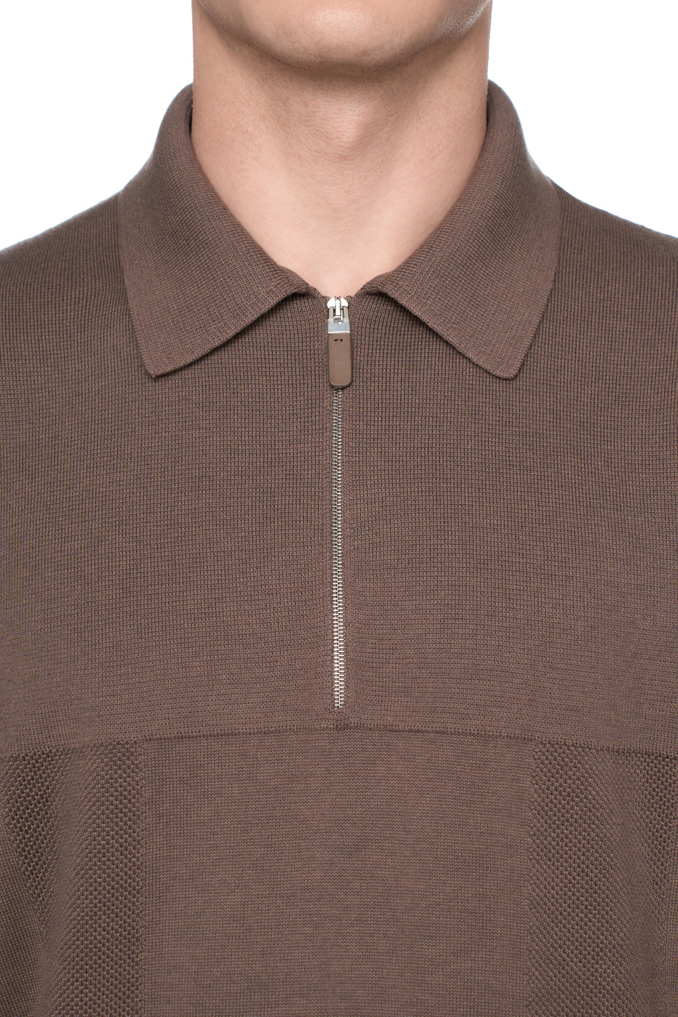 Мужской Zegna Поло из хлопка и шелка (цвет ), артикул UFD25A9-C33-N07 | Фото 7
