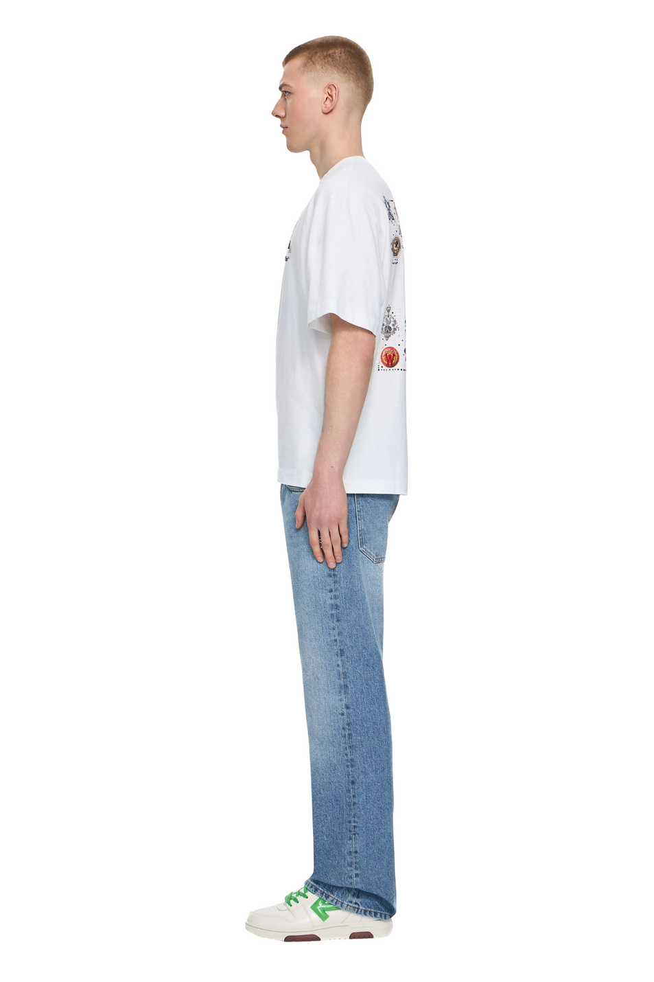 Мужской Off-White Футболка JEWEL ARROW с принтом (цвет ), артикул OMAA120S26JER0031000 | Фото 3