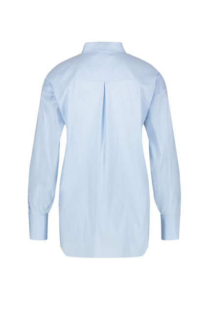 Блузка свободного кроя|Основной цвет:Голубой|Артикул:660029-31404 | Фото 2