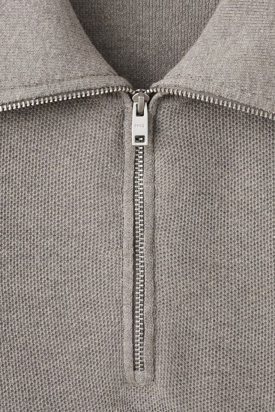 Мужской Mango Man Джемпер TENP с воротником на молнии (цвет ), артикул 27041282 | Фото 5
