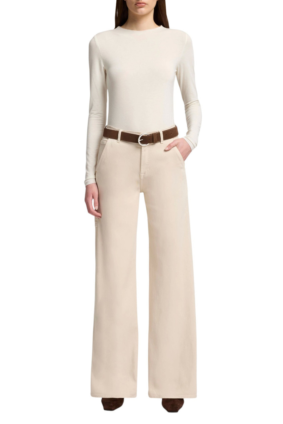 Женский 7 for all Mankind Джинсы LOTTA из смесового хлопка (цвет ), артикул 7UJ40C14 | Фото 2