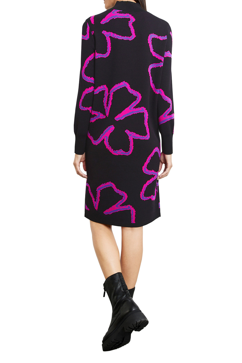 Женский Gerry Weber Платье с высоким воротником и принтом (цвет ), артикул 280049-35701 | Фото 4