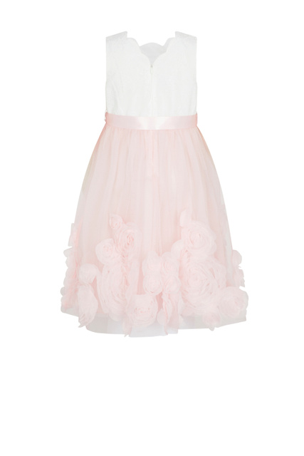 Нарядное платье с пышной юбкой|Основной цвет:Розовый|Артикул:318054 | Фото 2