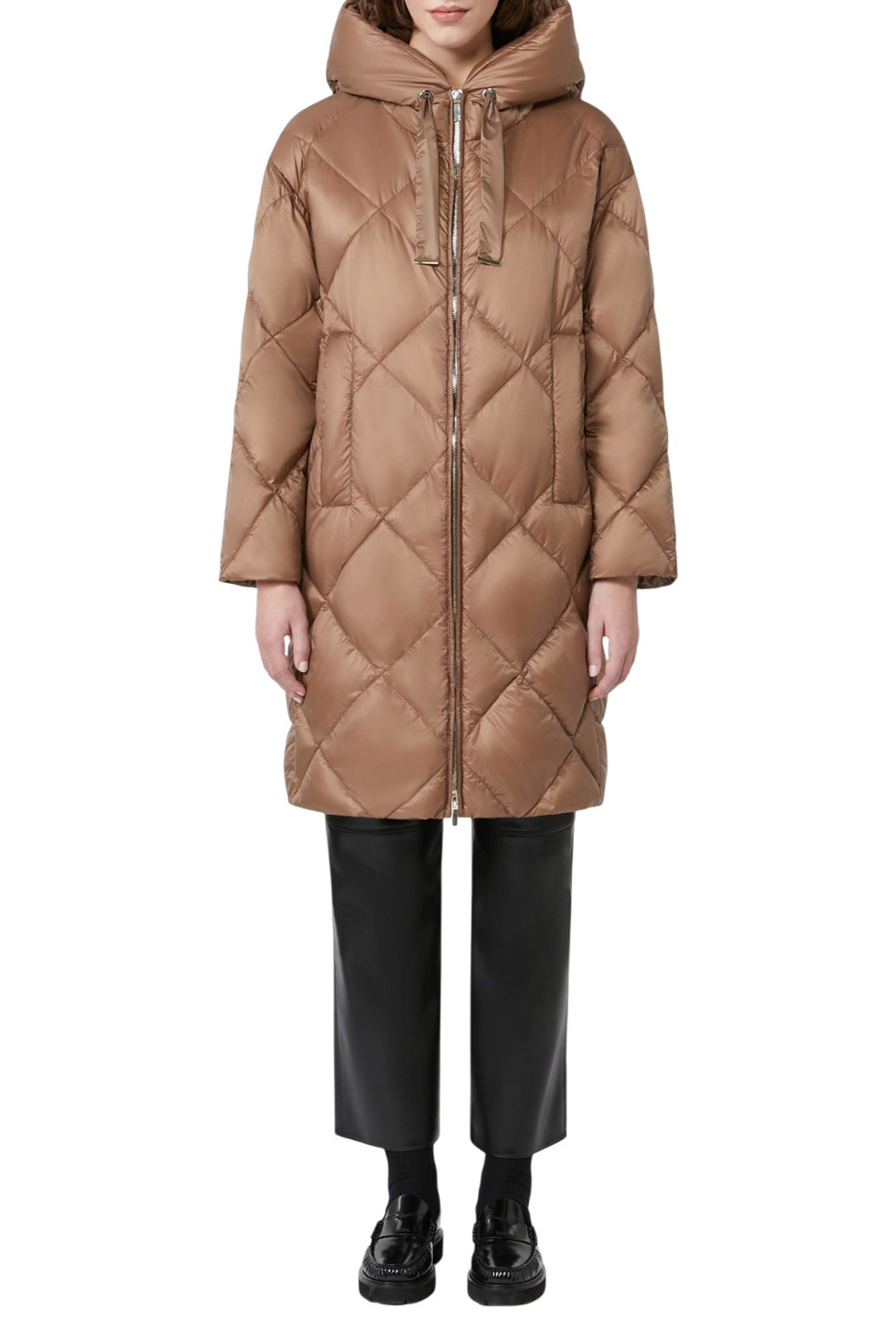 Женский Max Mara Пальто TREFE стеганое (цвет ), артикул 2529496045 | Фото 3