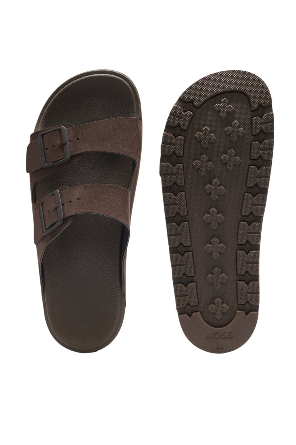 Мужской BOSS Шлепанцы Surfley из натуральной замши (цвет ), артикул 50563157 | Фото 5