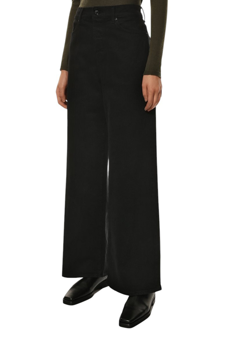 Джинсы из эластичного хлопка|Основной цвет:Черный Женский 7 for all Mankind Джинсы из эластичного хлопка (цвет ), артикул 7UX50C31 | Фото 4