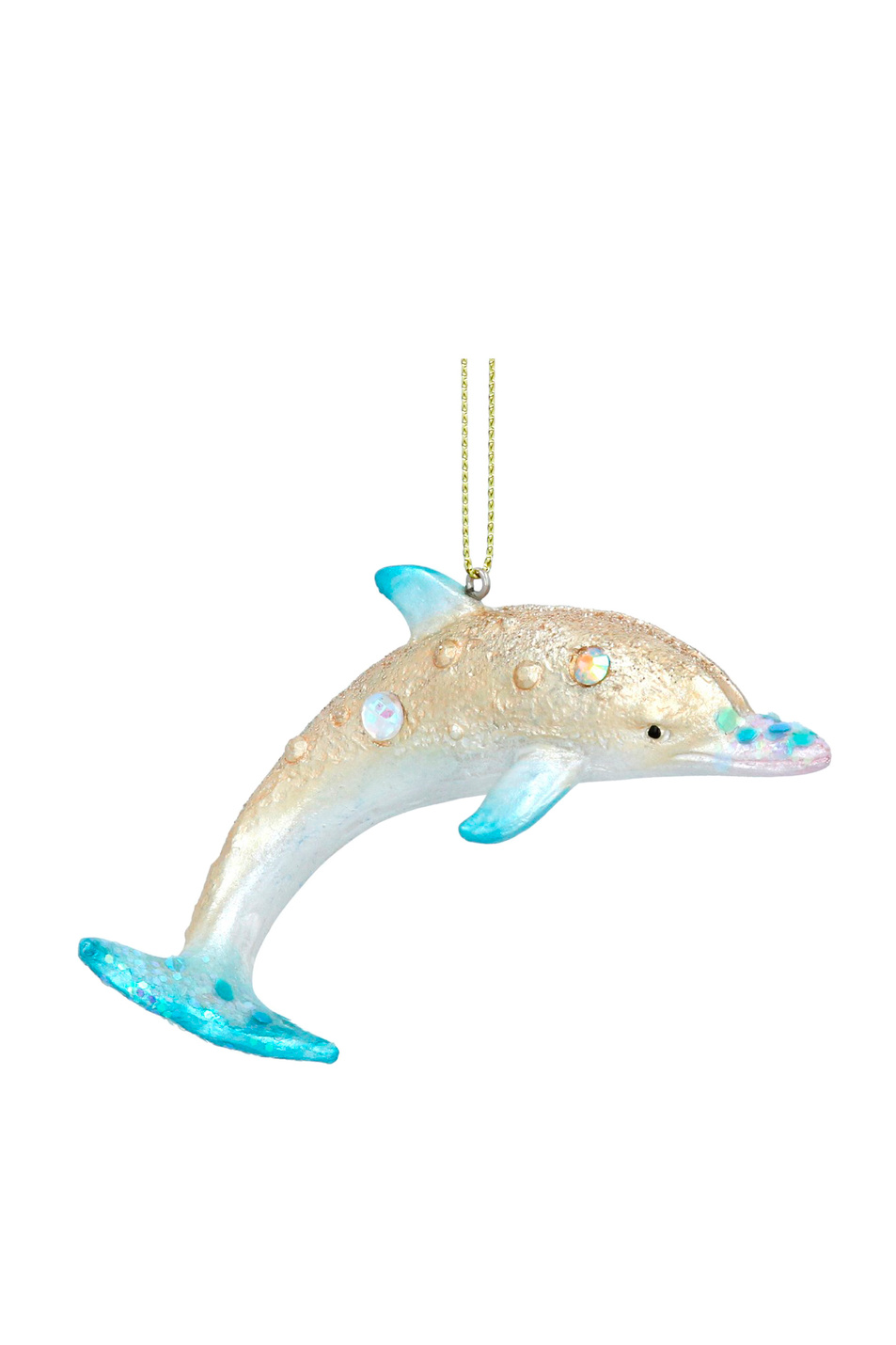 Не имеет пола Gisela Graham Елочная игрушка "Дельфин", 8 см (цвет ), артикул 15704 | Фото 1