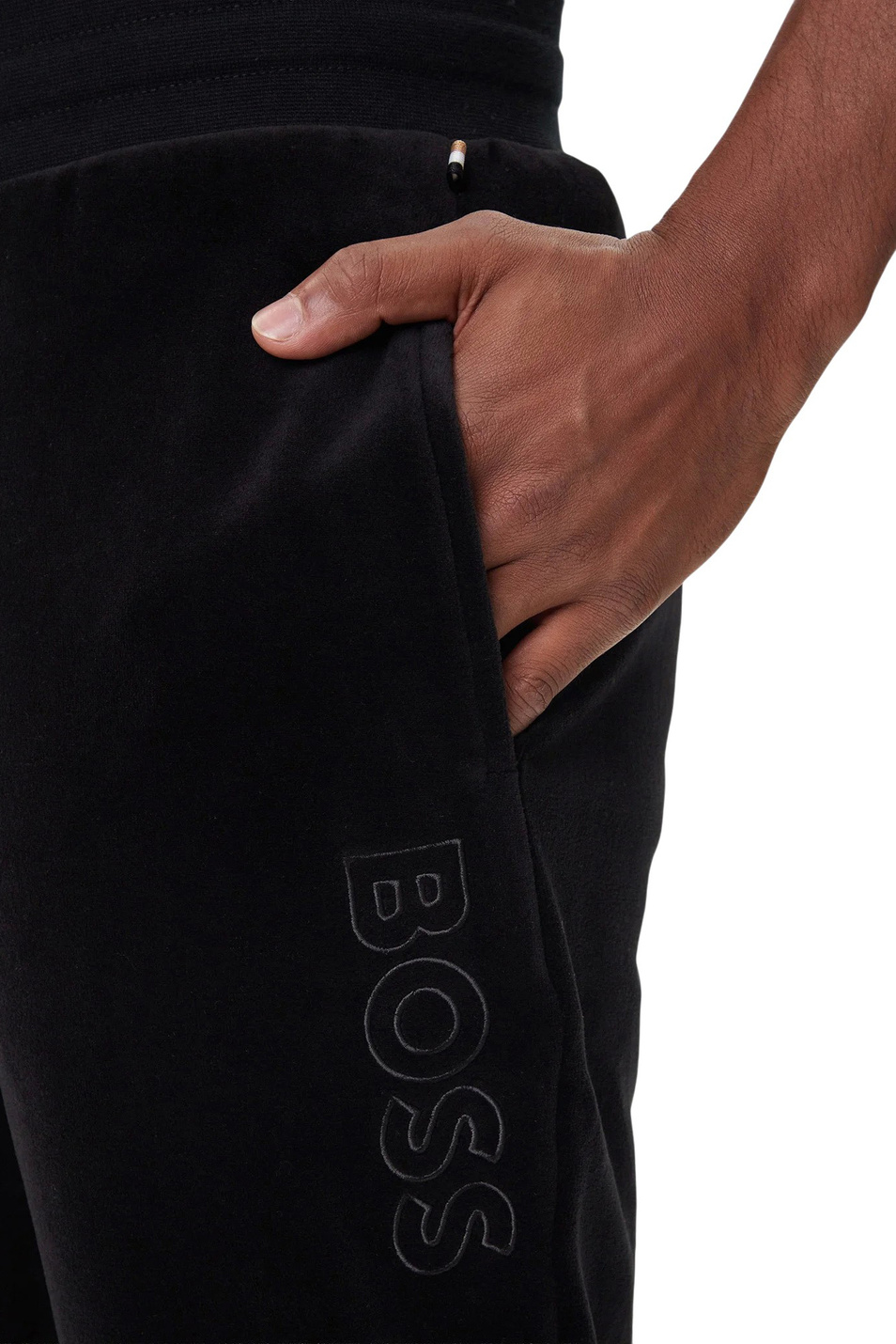 Брюки с логотипом|Основной цвет:Черный Мужской BOSS Брюки с логотипом (цвет ), артикул 50550635 | Фото 5