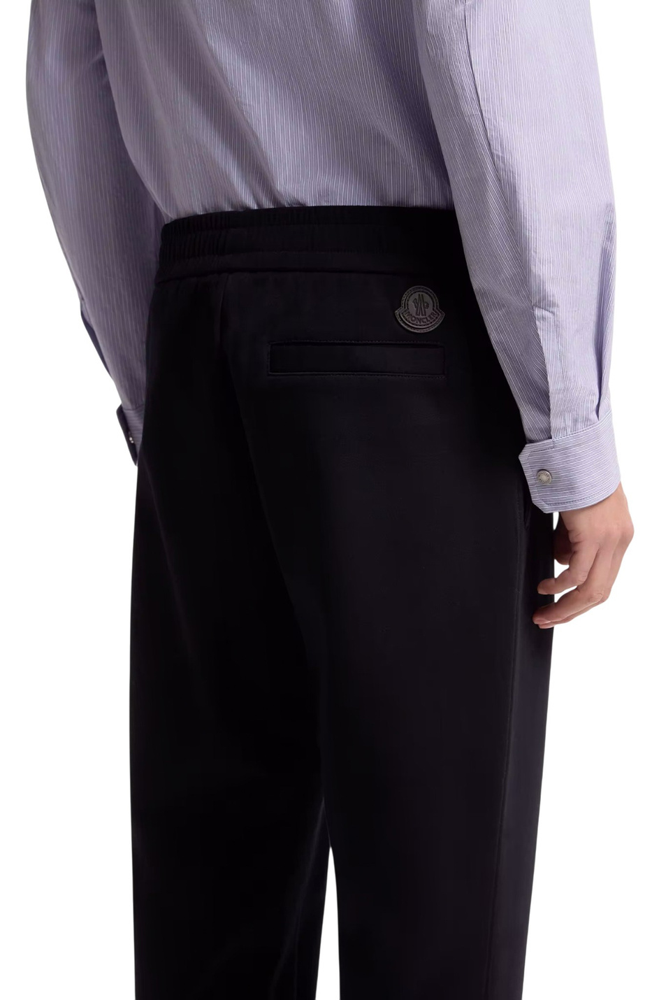 Брюки с эластичным поясом|Основной цвет:Синий Мужской Moncler Брюки с эластичным поясом (цвет ), артикул L10918H00007-89B5F | Фото 5