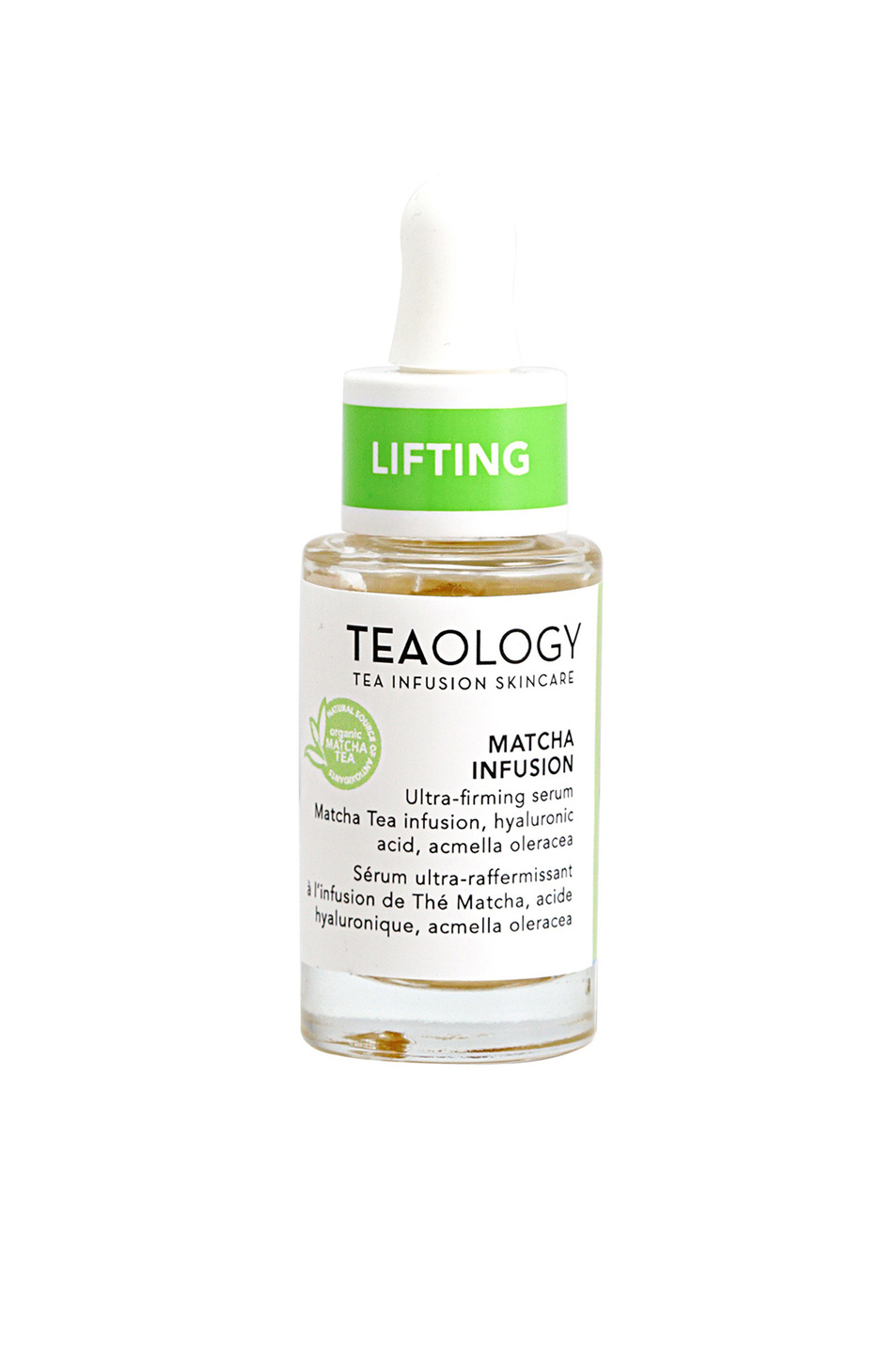 Не имеет пола Teaology Ультраукрепляющая сыворотка для лица с эффектом лифтинга с настоем чая матча, гиалуроновой кислотой и акмеллой Matcha Infusion, 15 мл (цвет ), артикул T50527 | Фото 1