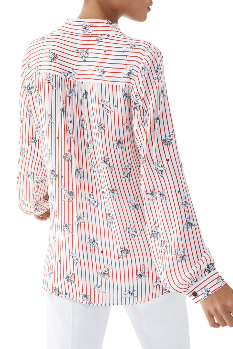 Женский iBLUES Рубашка SPACCIO с принтом (цвет ), артикул 2417111151 | Фото 4