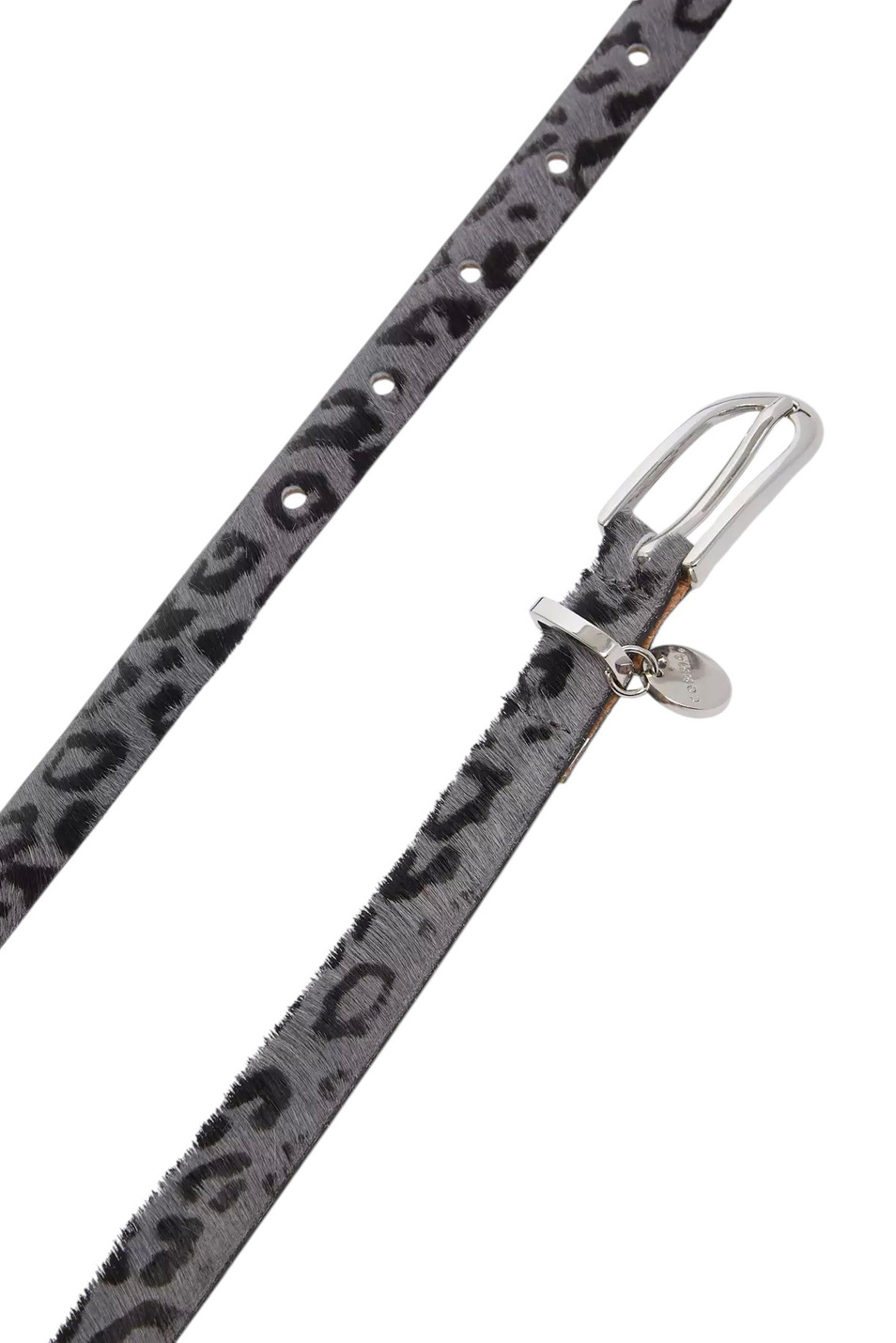 Ремень из натуральной кожи с принтом|Основной цвет:Серый Женский Comma Ремень из натуральной кожи с принтом (цвет ), артикул 2169435 | Фото 2