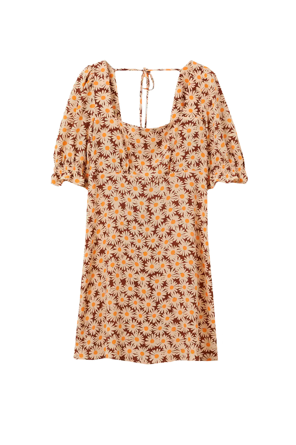Женский Mango Платье SOLANGE с принтом и объемными рукавами (цвет ), артикул 27027120 | Фото 1