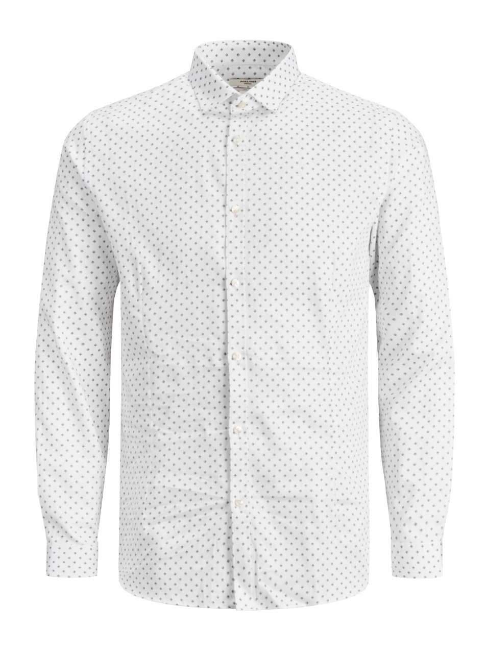 Jack & Jones Рубашка из эластичного хлопка с узором (цвет ), артикул 12184802 | Фото 1