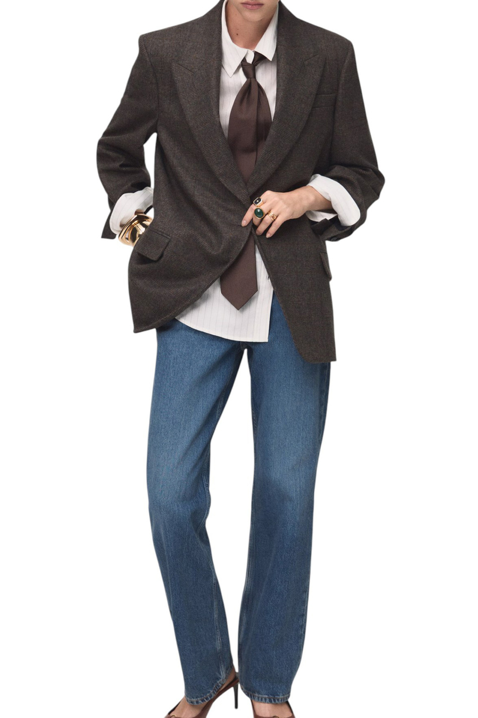 Женский Mango Пиджак BETH из смесовой шерсти (цвет ), артикул 17036746 | Фото 2